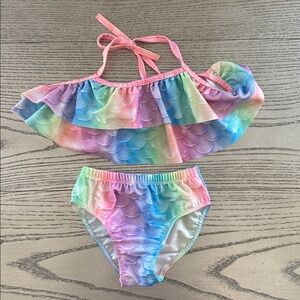 Mermaid Scale Rainbow Bikini size 4